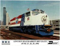 Burlington Northern Lincoln Haymarket Hey Days June 27-29 1991