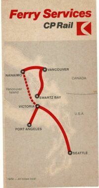 Canadian Pacific Car Ferry Services, CP Rail, 1974