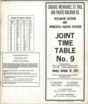 Chicago-Milwaukee-St-Paul-Pacific-RR-Joint-Timetable-No-9-1979-FREE-SHIP-401702354880