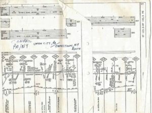 Conrail-Union-City-Pa-to-Jamestown-Ny-Route-Track-Chart-FREE-SHIP-163699893260