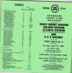 SCL-Seaboard-Coast-Line-Railroad-Rocky-Mount-Raleigh-Atlanta-Timetable-No-2-1-163934740100