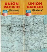 Union Pacific Railroad Time Table 1970