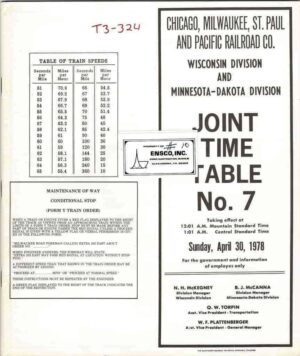 Chicago-Milwaukee-St-Paul-Pacific-RR-Joint-Timetable-No-7-1978-FREE-SHIP-401702346481
