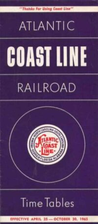 Atlantic Coast Line 1965 Passenger Time Table