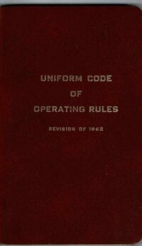 Canadian National Operating Rules 1962
