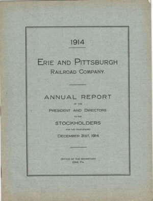 Erie-and-Pittsburgh-Railroad-Company-1914-Annual-Report-FREE-SHIP-401622404642