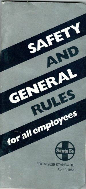 Santa-Fe-Safety-and-General-Rules-for-all-employees-April-1-1988-FREE-SHIP-401950087712