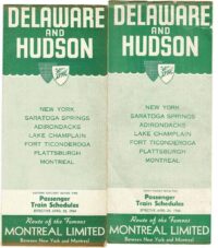Delaware & Hudson, Montreal Limited, Timetables 1964 & 1966
