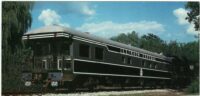 Illinois Central Railroad Office Car Information Card