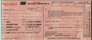 Penn-Central-Tickets-Transportation-Orders-FREE-SHIP-163700135383