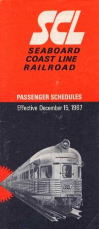 Seaboard Coast Line 1967 Passenger Time Table