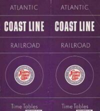 Atlantic Coast Line 1961 Passenger Time Table