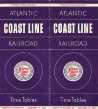 Atlantic Coast Line 1964 Passenger Time Table