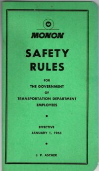 Monon Safety Rules, 1963