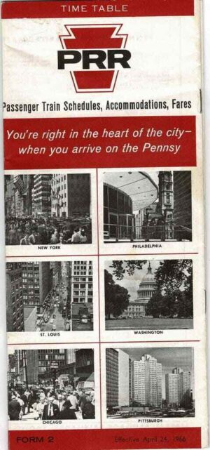 Pennsylvania-PRR-Timetable-April-24-1966-FREE-SHIP-163372226674