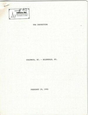 Southern-Railway-Track-Chart-FRA-Columbia-SC-AllednaleSC-1980-FREE-SHIP-401750691004