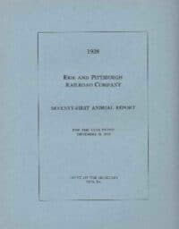 Erie & Pittsburgh 1928 Annual Report