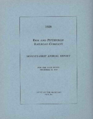 1928-Erie-and-Pittsburgh-Railroad-Company-71st-Annual-Report-FREE-SHIP-163331427895