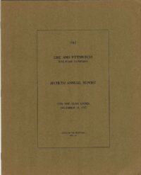 Erie & Pittsburgh 1917 Annual Report