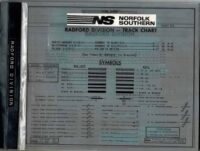 Norfolk Southern Radford Div Track Chart 1987