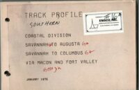 Southern Railway Track Chart Coastal Div 1976