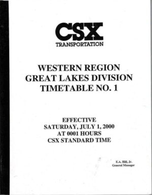 CSX-Transportation-Western-Region-Great-Lakes-Division-Timetable-No-1-2000-FR-401879995136