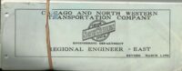 Chicago & North Western Regional Engineer East 1993