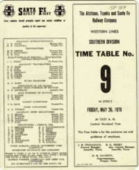 Santa Fe Kansas City Terminal Div Bulletin 1981