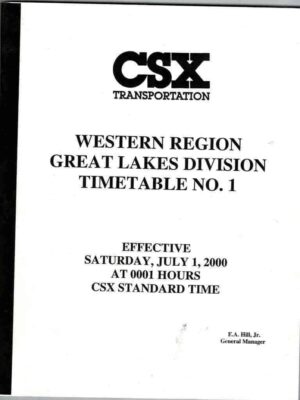 CSX-Transportation-Western-Region-Great-Lakes-Division-Timetable-No1-July-200-163899148737