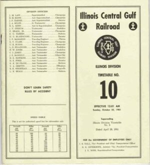Illinois-Central-Gulf-Illinois-Division-Timetable-No-10-1981-FREE-SHIP-163671456837
