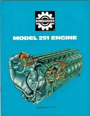 Bombardier-Model-251-Engine-Booklet-FREE-SHIP-163951983118