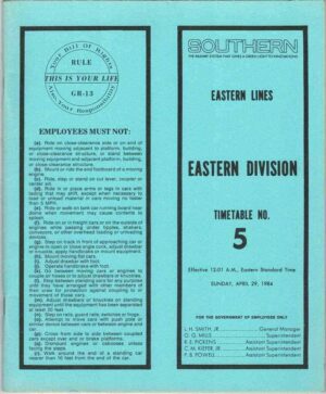 Southern-Railway-Eastern-Lines-Eastern-Division-Timetable-No-5-April-29-1984-402269857288