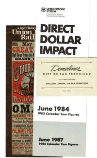 Union Pacific History and Public Relations LOT 1980s.